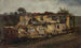House Destroyed Painting - Peter Burnitz — artwork view