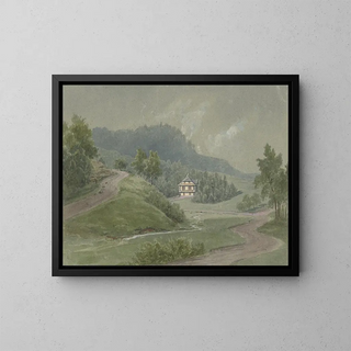 Part of the Odenwald - Peter Burnitz — framed artwork on a wall