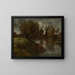 Ambiance pluvieuse sur la Nidda - Peter Burnitz — framed artwork on a wall