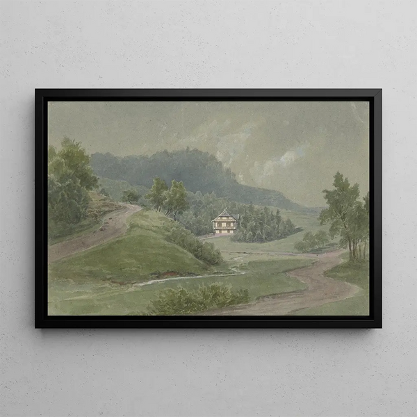 Section de l'Odenwald - Peter Burnitz — framed artwork on a wall