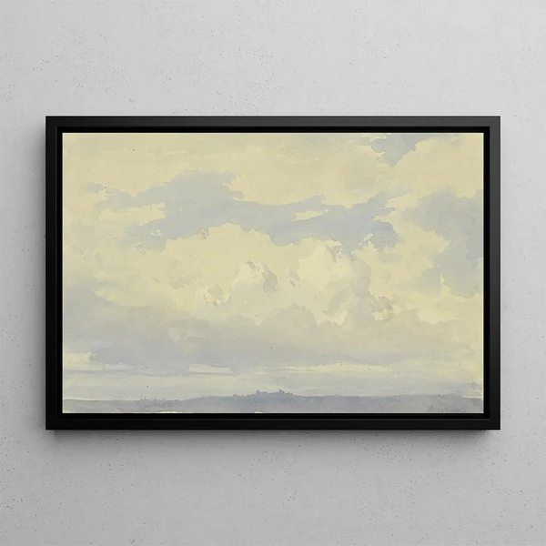 Études de Nuages - Peter Burnitz — framed artwork on a wall