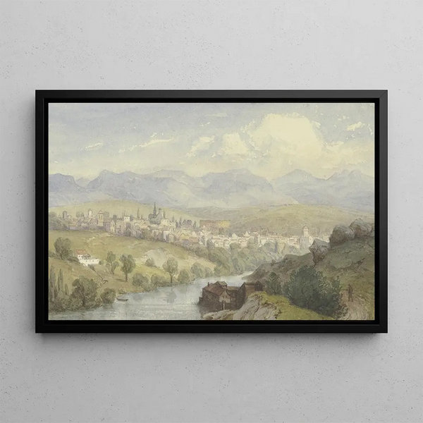 Faubourgs de Ségovie - Peter Burnitz — framed artwork on a wall