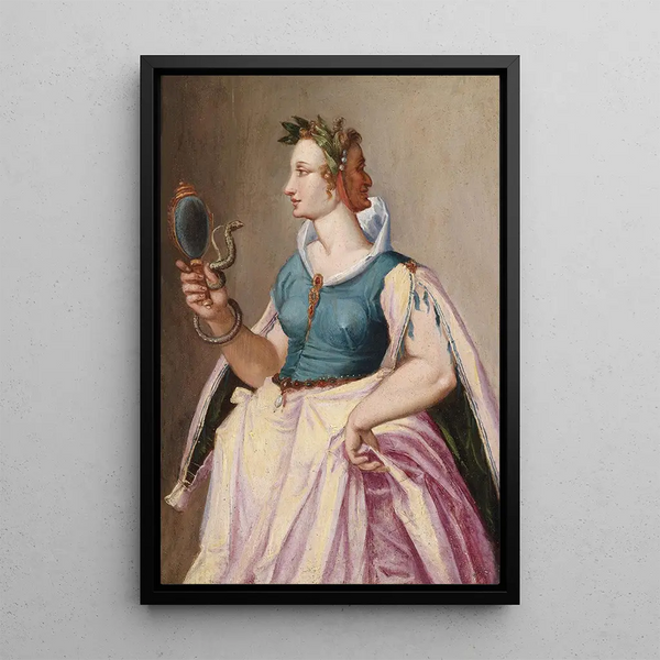 Allegory of Vanity - Peter Candid — framed artwork on a wall