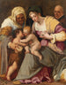 The Virgin and Child with Saint Elizabeth the Child, Saint John the Baptist, and a Jesuit - Peter Candid — artwork view