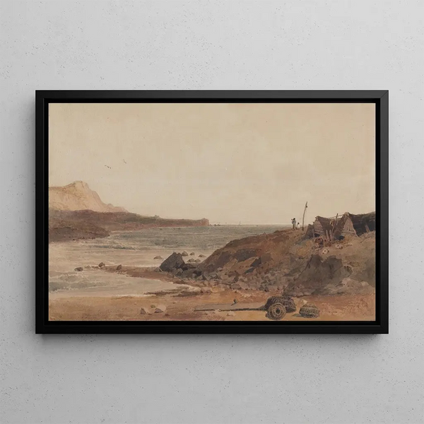 Coastal Scene Painting - Peter DeWint — framed artwork on a wall