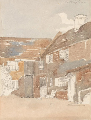 Peter DeWint - Houses at Teddington on the Thames.webp