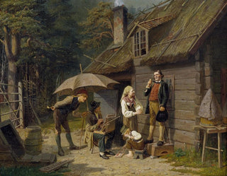 a painter on a study trip - Peter Eskilson — artwork view