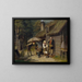 a painter on a study trip - Peter Eskilson — framed artwork on a wall
