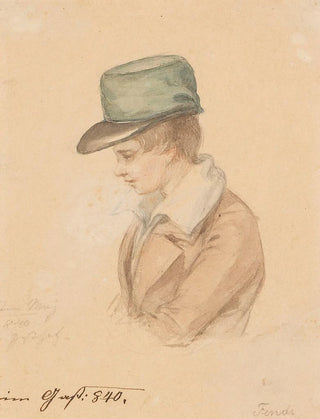 Peter Fendi - Boy with Green Cap.webp