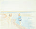 Burning Painting on the Beach - Peter Hansen — artwork view