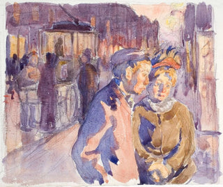 Evening at Fra Enghavevej - Peter Hansen — artwork view