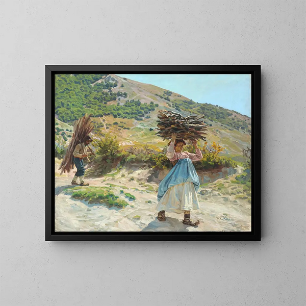 Collectionneurs de brûleurs italiens - Peter Hansen — framed artwork on a wall