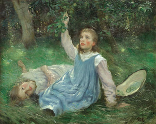 Summer Afternoon Apple Picking - Peter Hansen — artwork view