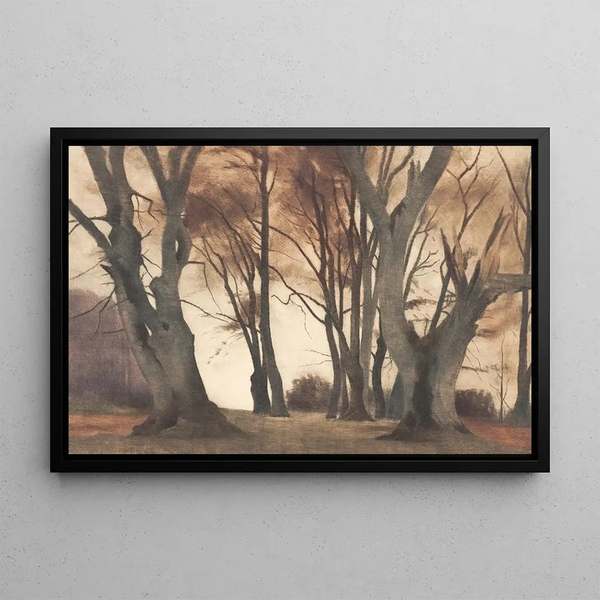 Promeneurs à Ermelunden - Peter Ilsted — framed artwork on a wall
