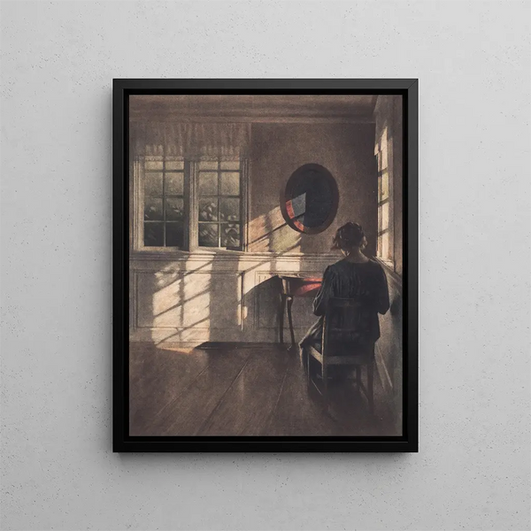 Sun - Peter Ilsted — framed artwork on a wall