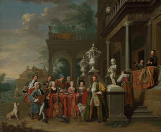 A musical gathering at the court of the Elector - Peter Jacob Horemans — artwork view