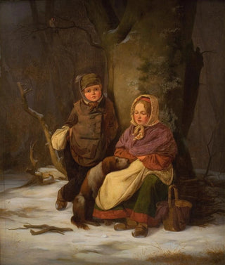 Peter Julius Larsen - To fattige brn.webp