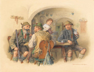 Hunter at the Inn - Peter Kraemer the Younger — artwork view
