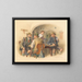 Hunter at the Inn - Peter Kraemer the Younger — framed artwork on a wall