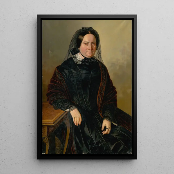 Charlota Ballo née Hoffmann - Peter Michal Bohúň — framed artwork on a wall