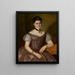 Pavlína Měková pas Jesenská - Peter Michal Bohúň — framed artwork on a wall