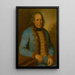 Portrait of the Miller Jn Hod - Peter Michal Bohúň — framed artwork on a wall