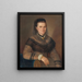 Portrait of Anna Philadelpha - Peter Michal Bohúň — framed artwork on a wall