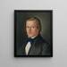 Portrait of Jakub Grajchman - Peter Michal Bohúň — framed artwork on a wall