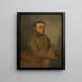 Portrait of Ján Gallay - Peter Michal Bohúň — framed artwork on a wall