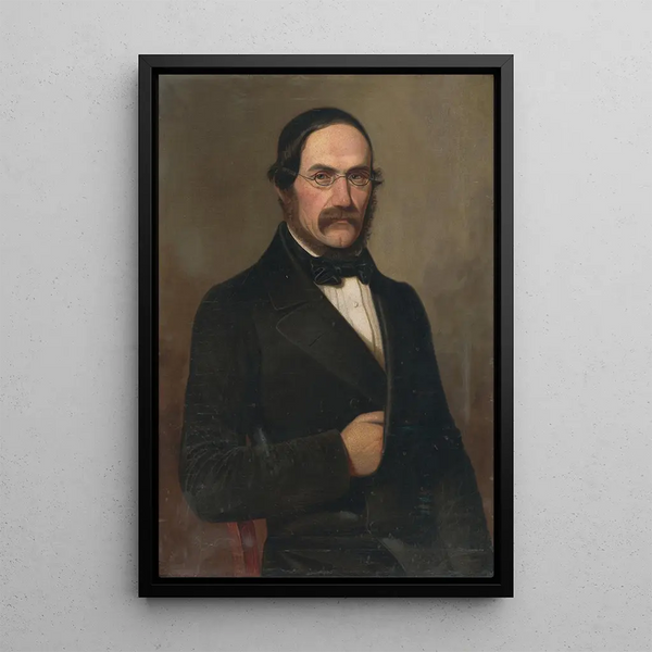 Portrait of Jn Kadav - Peter Michal Bohúň — framed artwork on a wall