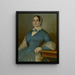 Portrait of Mrs Dávid - Peter Michal Bohúň — framed artwork on a wall