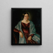 Portrait of Mrs. Plechová - Peter Michal Bohúň — framed artwork on a wall