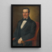 Portrait of Samuel Ball - Peter Michal Bohúň — framed artwork on a wall