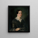 Portrait of Terézia Droppová née Klenkayová - Peter Michal Bohúň — framed artwork on a wall