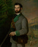 Portrait of Zoltán Zmekal in hunting attire - Peter Michal Bohúň — artwork view