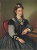 Portrait of a seated lady Mme Ilona Kubnyiová-Zmekalová - Peter Michal Bohúň — artwork view