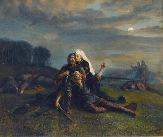 After the Battle - Peter Nicolai Arbo — artwork view