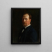 Self-portrait Painting - Peter Nicolai Arbo — framed artwork on a wall