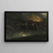 La Chasse sauvage d'Odin - Peter Nicolai Arbo — framed artwork on a wall