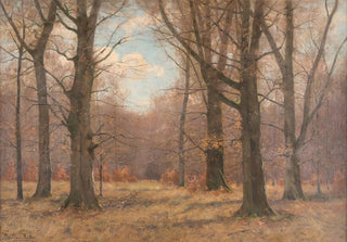 Fin de l'automne dans la forêt de hêtres - Peter Paul Müller — artwork view