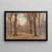 Fin de l'automne dans la forêt de hêtres - Peter Paul Müller — framed artwork on a wall