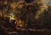 a forest at dawn with a deer hunt - Peter Paul Rubens — artwork view