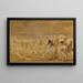 A part of the hunt in flight - Peter Paul Rubens — framed artwork on a wall