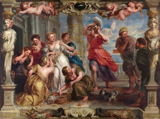 Achilles discovered by Ulysses among Lycomède's daughters - Peter Paul Rubens — artwork view