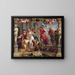Achilles discovered by Ulysses among Lycomède's daughters - Peter Paul Rubens — framed artwork on a wall