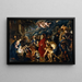 L'Adoration des mages - Peter Paul Rubens — framed artwork on a wall