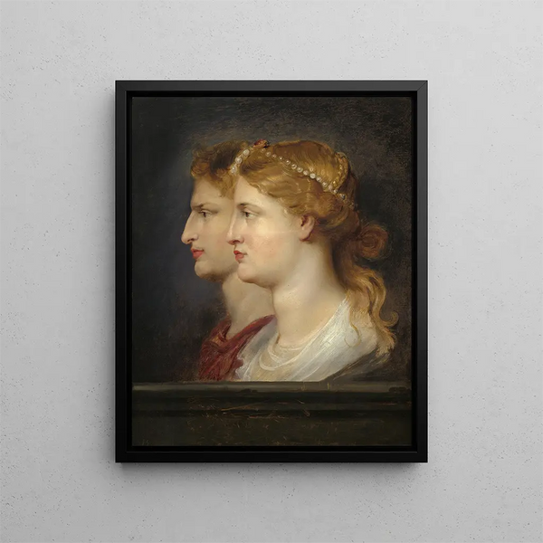 Agrippine et Germanicus - Peter Paul Rubens — framed artwork on a wall