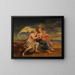 Allegory of Fortune and Virtue - Peter Paul Rubens — framed artwork on a wall