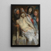 Christ sur la paille - Peter Paul Rubens — framed artwork on a wall