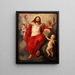 The Christ triumphant over death and sin - Peter Paul Rubens — framed artwork on a wall
